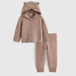 Quince Kids Matching Set in Taupe Organic Cotton